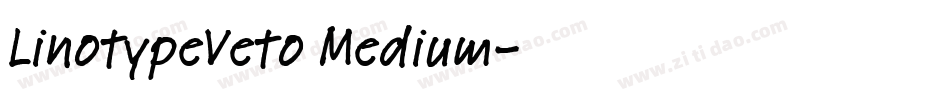 LinotypeVeto Medium字体转换